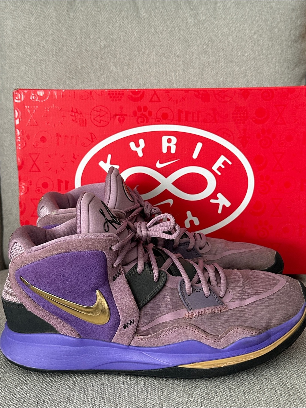 Nike Kyrie Infinity basketball shoes 'Amethyst Wave'